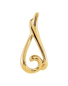 14kt Yellow Freeform Pendant