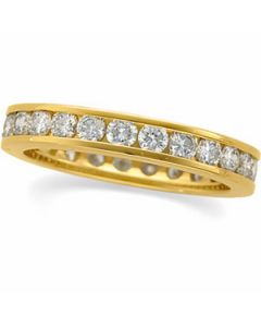 Diamond Eternity Band 14K Yellow Gold Size 06.00 (1 1/4 Ct Tw)