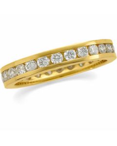 Eternity Band 14K Yellow Gold Size 4-23 Stone Eternity Band