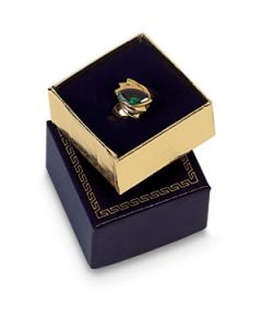 Blue Velvet Lined Ring Box Pack Of 24 N\A  