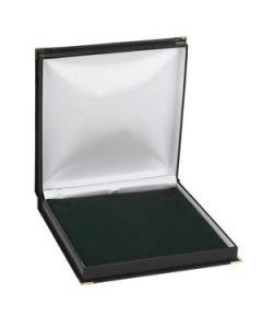 Green Crocodile Grain Necklace Box N\A  Neck/Omega Box