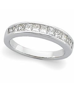 Diamond Anniversary Band Platinum  Size 05.00