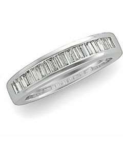 Diamond Anniversary Band Platinum  Size 07.00