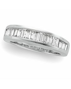 Diamond Anniversary Band Platinum  Size 08.00