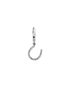 Diamond Horseshoe Charm