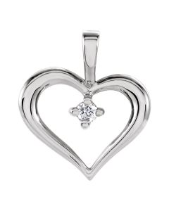 Diamond Heart Pendant