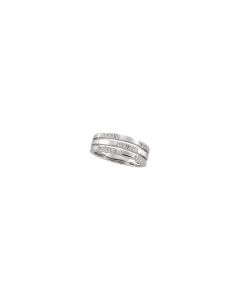 14kt White 1/8 CTW Diamond Ring