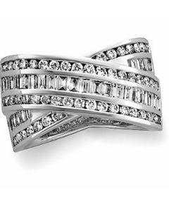 Bridal Anniversary Band 14K White Gold 3/4Ctw Bridal Anniversary Band