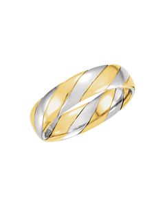 Two-Tone 6mm Hand-Woven Band