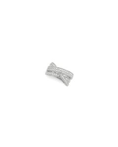 14kt White 1 CTW Bridal Anniversary Band