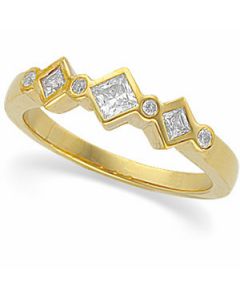 Bridal Anniversary Band 14K Yellow Gold 1/2 Ctw