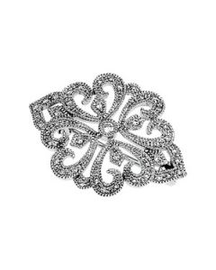 Diamond Brooch 14K White Gold 1/4 Ct Tw Diamond Brooch