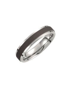 Titanium 5mm Oxidized Flat Band Size 8