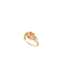 Genuine Multicolor Gemstone & Diamond Ring