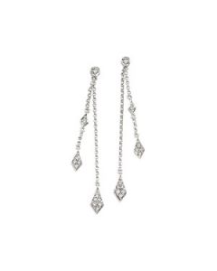 Diamond Earring 14K White Gold Pair 1/6 Ct Tw Diamond Earring