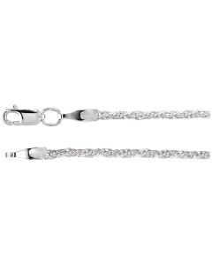 Sterling Silver Twisted Wheat Chain 1.5mm 