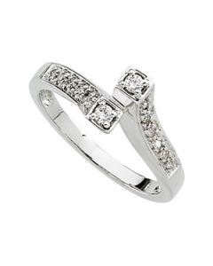 Diamond Ring 14K White Gold 1/6Cttw;P;Diamond Ring