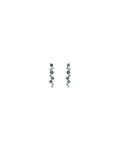 Emerald & Diamond Earrings