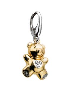 14Ky/Rhodium Plated Diamond Charm 14K Yellow Gold .035 Cttw;P;14Ky/Rhodium Plated Diamond Charm