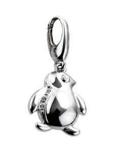 Diamond Charm 14K White Gold .015 Cttw;P;Diamond Charm