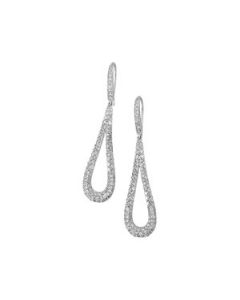 Diamond Earring 14K White Gold Pair 1 1/2 Ct Tw;P;Diamond Earring
