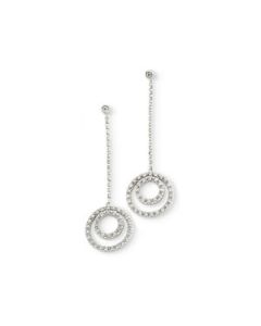 Diamond Earring 14K White Gold Pair 3/8 Ct Tw Diamond Earring