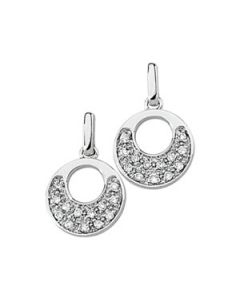 Diamond Earring 14K White Gold Pair 1/6 Ct Tw