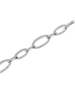 Diamond Bracelet 14K White Gold 1 1/3 Ct Tw Diamond Bracelet