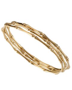 Diamond Bangle Bracelet 14K Yellow Gold 65.00 X 65.00Mm/1/6 Ct Tw Diamond Bangle Bracelet