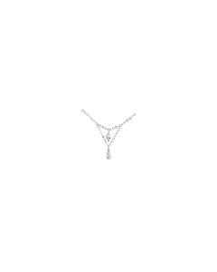 Sterling Silver Cubic Zirconia 16