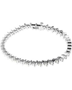 Diamond Bracelet 14K Yellow Gold 1 1/2 Ct Tw/7 1/4 Inch Diamond Bracelet