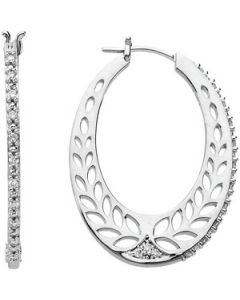 Diamond Earring 14K White Gold Pair 1/3 Ct Tw Diamond Earring