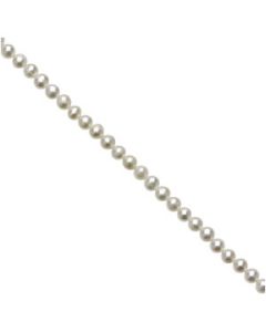 Freshwater White Cultured Pearl Bracelet Strand Without Clasp N\A  08.00 Inch Freshwater White Cultured Pearl Bracelet Strand Without Clasp