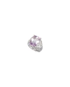 Genuine Rose De France Quartz Ring