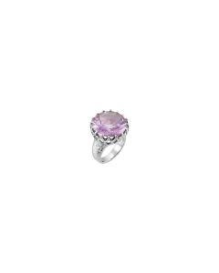 Genuine Rose De France Quartz Ring