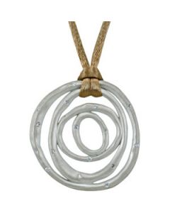 1/5 Ct Tw Diamond Pendant Or Necklace Sterling Silver  18.00 Inch Coffee Cord 1/5 Ct Tw Diamond Pendant Or Necklace