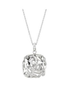 Cubic Zirconia Neck W/2 Exten N\A  16.00 Inch
