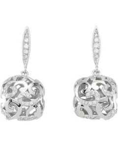 Cubic Zirconia Earrings N\A  Pair