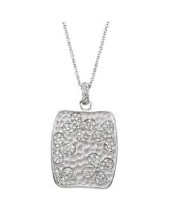 Cubic Zirconia Neck W/2 Exten N\A  16.00 Inch