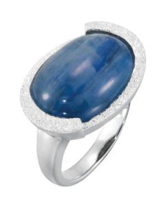 Genuine Milky Kyanite Ring Sterling Silver  Size 10.00/18.00X13.00 Mm Genuine Milky Kyanite Ring