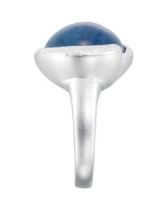 Genuine Milky Kyanite Ring Sterling Silver  7/ 18.00X13.00Mm Genuine Milky Kyanite Ring
