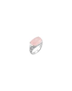 Genuine Rose Quartz Ring