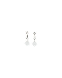 White Quartz Earrings