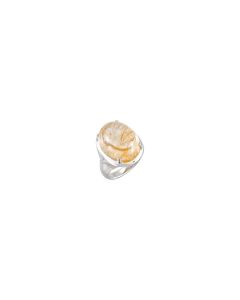 Genuine Rutilated Quartz Ring