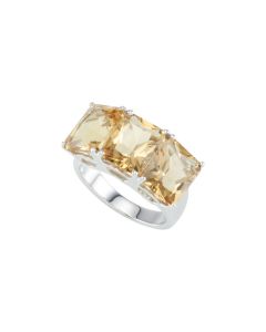 Sterling Silver Quartz Ring