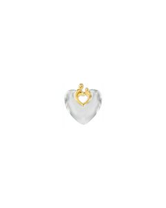 Heart Shaped Mother & Child® Pendant with 18kt Yellow Plating