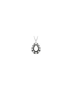 Black & White Diamond Necklace 