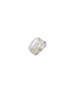 Two-Tone Diamond Ring 