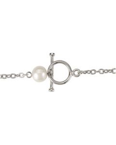 Freshwater Cultured Pearl Necklace Sterling Silver  7-7.5 Mm/9-9.5 Mm/36 Inch