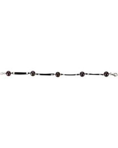 Freshwater Cultured Black Pearl Bracelet Sterling Silver  8-8.5 Mm/7.5 Inch